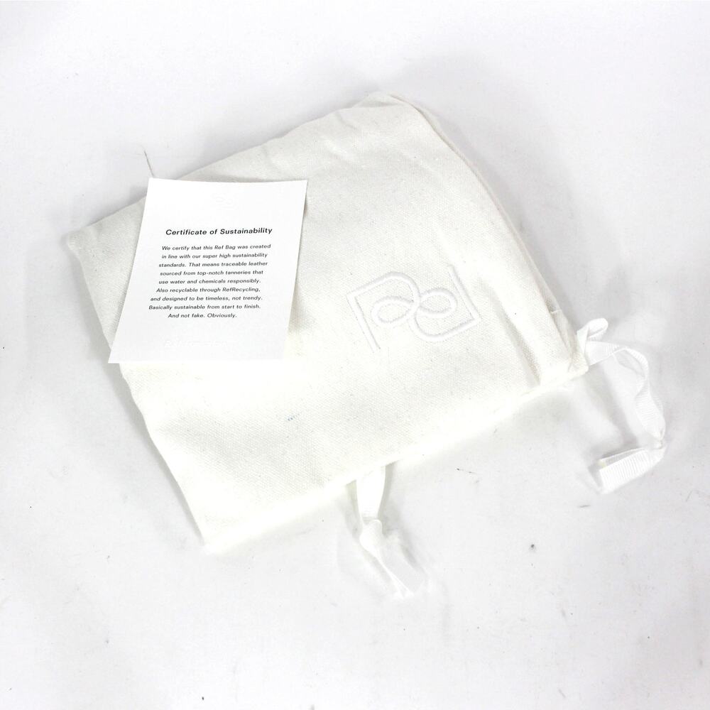 Reformation Monica Black Leather Crossbody Bag Silver Hardware Top Handle NEW - Picture 8 of 9